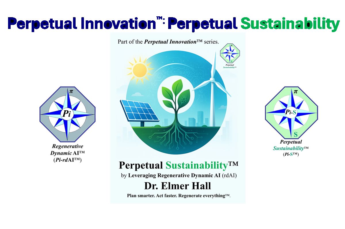 Cover of "Perpetual Sustainability" – a strategic guide by SBPlan on leveraging rdAI for sustainable innovation.